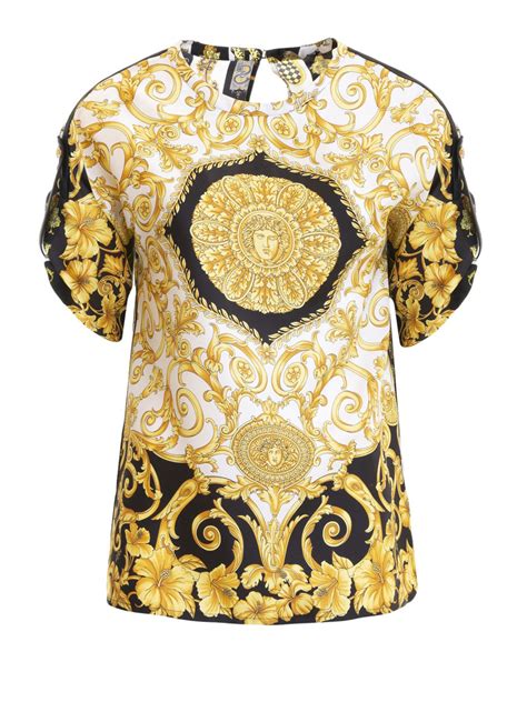 women's versace blouse replica|versace tops women's.